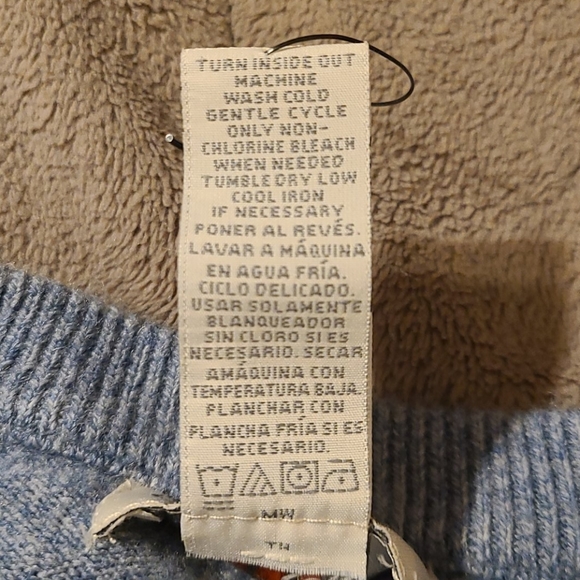 Dockers Mens blue sweater L large - Picture 4 of 4